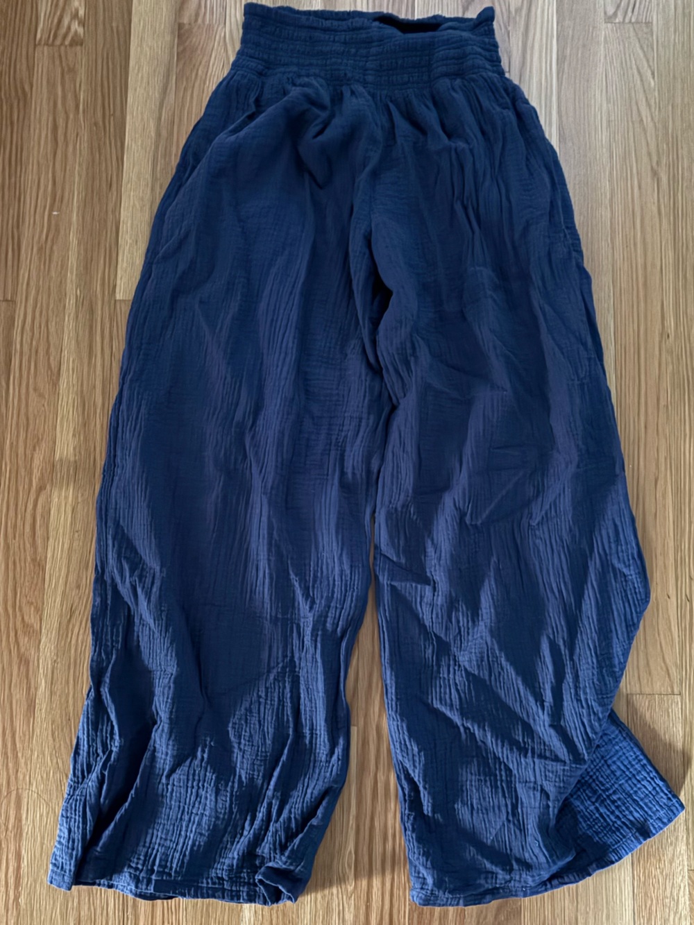 Marine Layer Deep Navy Casual Cotton Pants